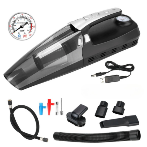 Vysávač do auta 4 v 1 – Vysoký výkon 12V/120W