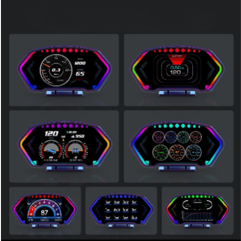 Digital Kørselsdisplay – Hastighed Og Oplysninger På Et Øjeblik