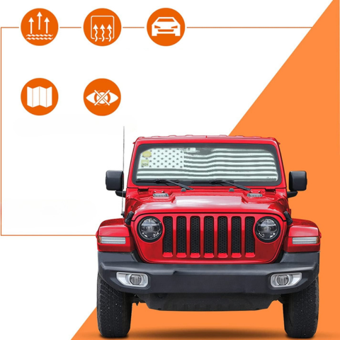 Προστατευτικό Παρμπρίζ Αμερικανική Σημαία — Μοναδικό Στυλ Και Προστασία Από Θερμότητα