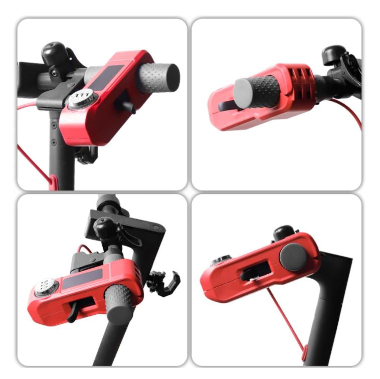 Zamek na kierownicę Łatwy do Zainstalowania – Bezpieczeństwo dla Dwóch Kół