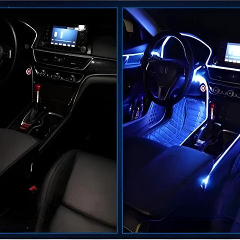 Auto svetelné pásy – RGB atmosféra v interiéri