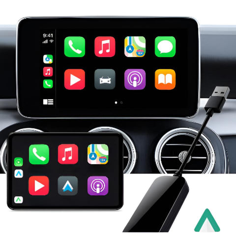 Adattatore Universale per Auto Senza Fili — CarPlay e Android Auto Facili da Usare