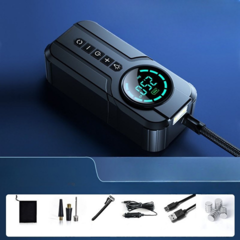 Draagbare Luchtcompressor – Hoge Precisie LED-display