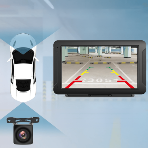 Multifunction Multimedia System For Car — GPS, Music & Reverse Camera