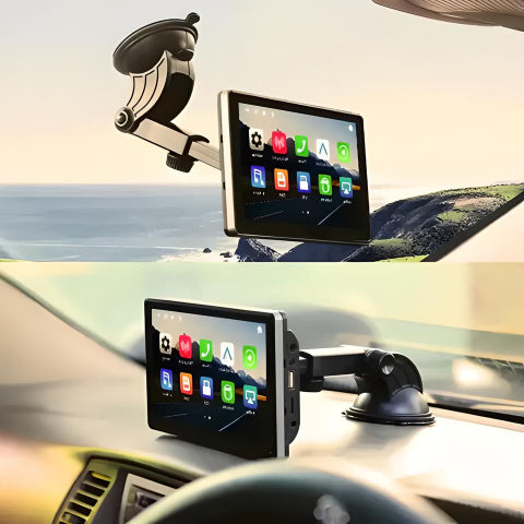 Monitor multimedia auto – instalare ușoară și cameră inclusă