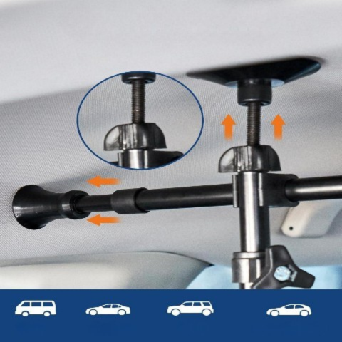 Adjustable Separation Grid For Car — Safety For Animals