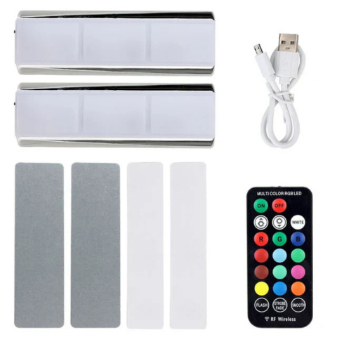 Mehrfarbige Auto-Beleuchtung mit Akku – Einfache Installation