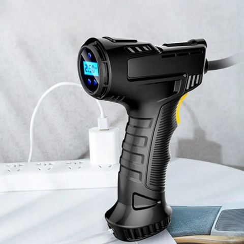 Tragbarer Luftkompressor — Intelligenter Luftpump mit LCD-Bildschirm