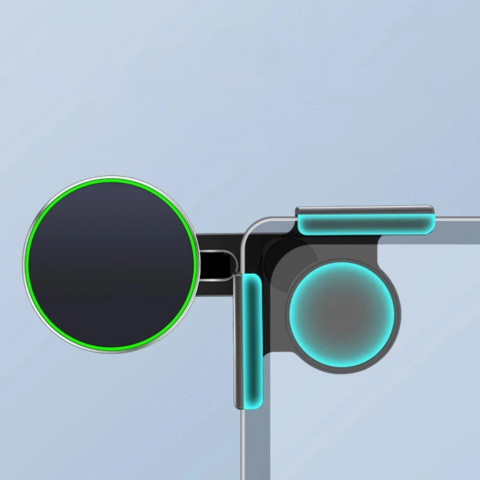 Podpora telefónu pre Tesla — magnetické uchytenie a bezdrôtové nabíjanie