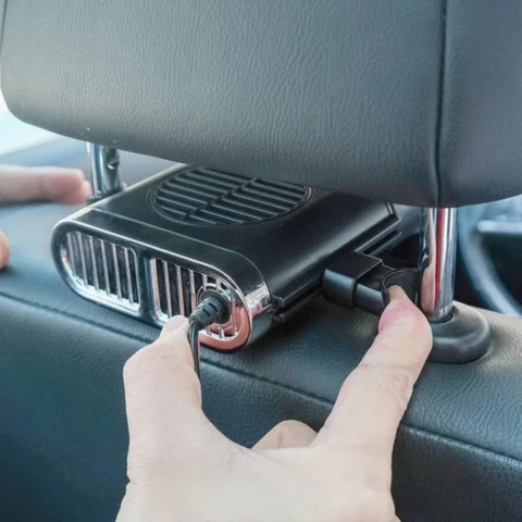 Mini ventilátor k upevnění na autosedačku – ideální pro léto