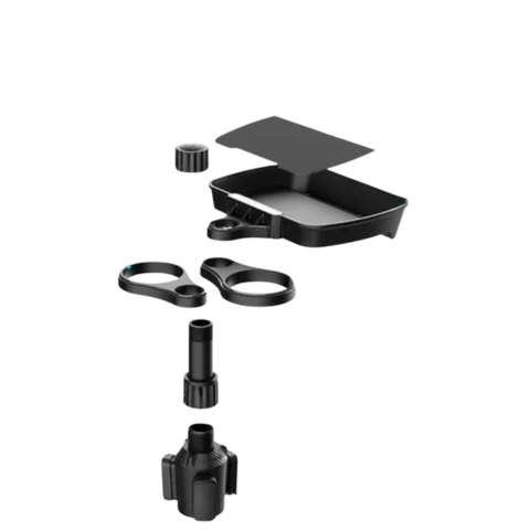 Monitoiminen autoteline - integroitu kaksinkertainen kuppiteline