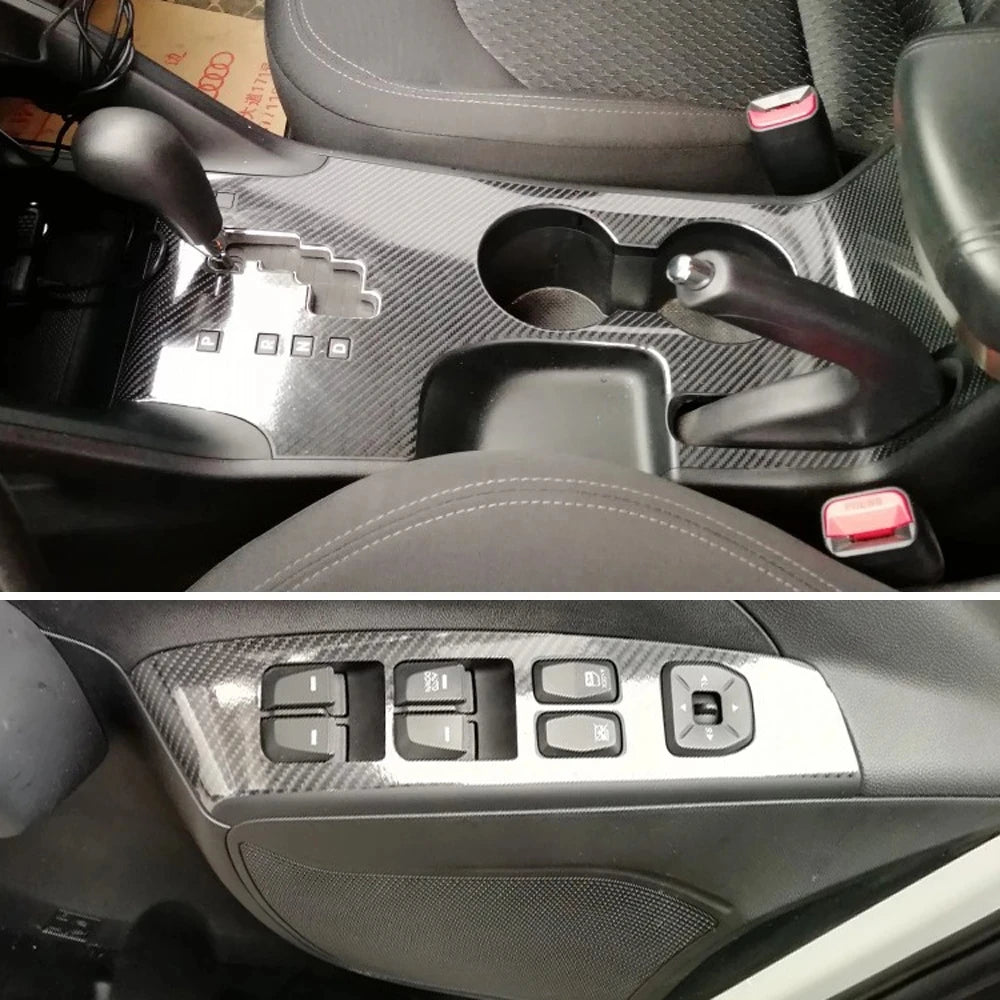 Hiilikuitustickerit Hyundai ix35:lle (2010-2017) — Urheilullinen tyyli ja suojaus