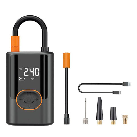 Gonfiatore di Pneumatici Portatile Con Manometro Digitale