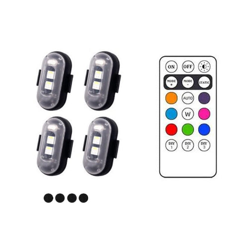 ضوء LED مضاد للاصطدام - ركوب الدراجات والدراجات النارية