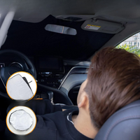 Vouwbare Zonnekap Voor Voorruit — Compatibel met 2 en 4 Deuren 