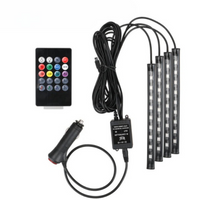 LED pásky uvnitř s synchronizací zvuku 
