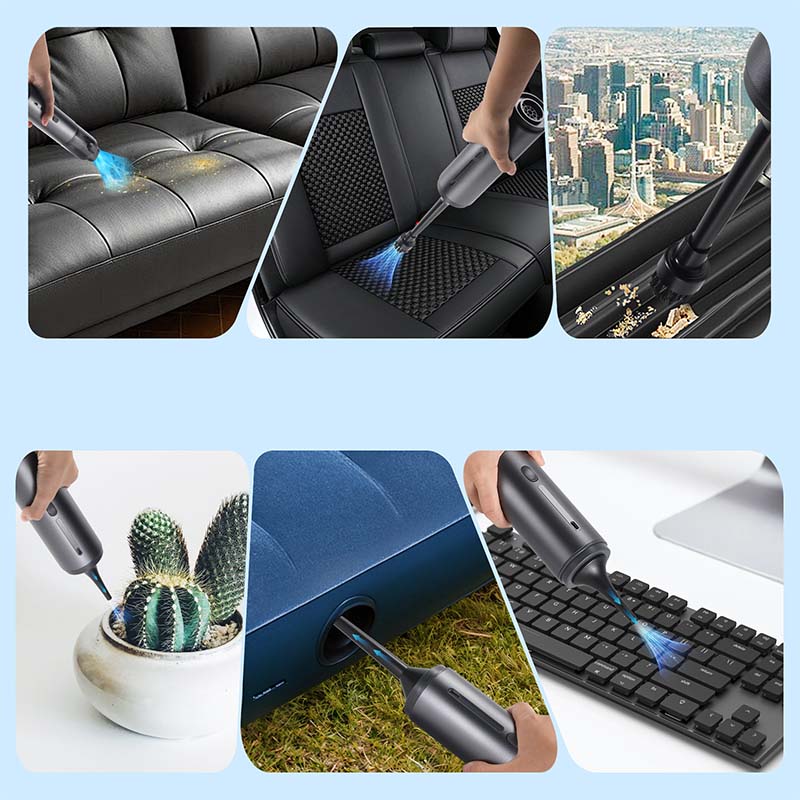 Nagy teljesítményű akkumulátoros autóporszívó - gyors tisztítás és kényelmes használat