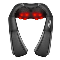 Συσκευή Θερμαινόμενου Μασάζ — Χαλάρωση Για Τον Αυχένα, Την Πλάτη & Τους Ώμους 