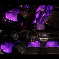 Lampă de Ambianță LED pentru Mașină – Design Interior Stilat 