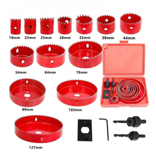 Kit Scies Cloches Mécanique 13 Pièces – Spécial Mécanique & Carrosserie