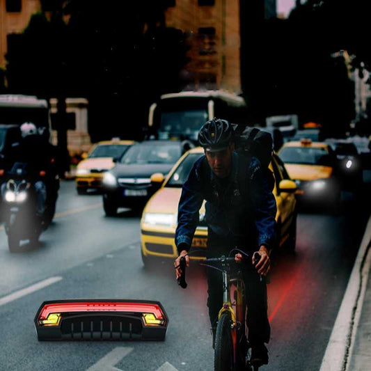 אור אחורי לאופניים — תאורת LED עוצמתית וקומפקטית 