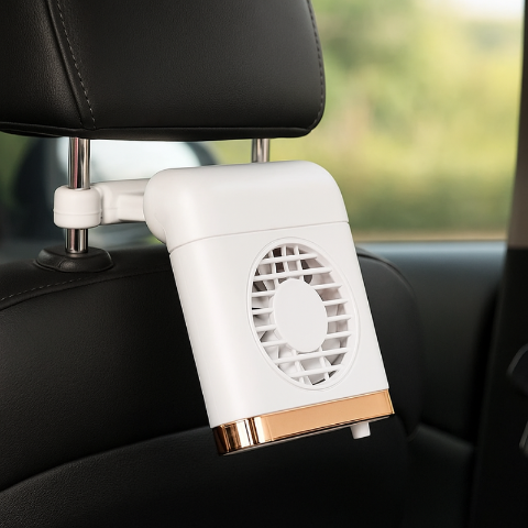 Mini Ventilatore da Fissare per Seggiolino Auto – Ideale per l'Estate 
