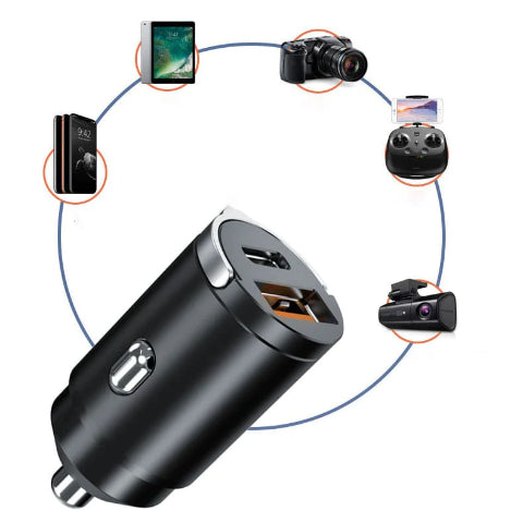 Compact Car Charger – Fast Charging 