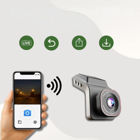 Dashcam Auto — Noční vidění a optimální bezpečnost 