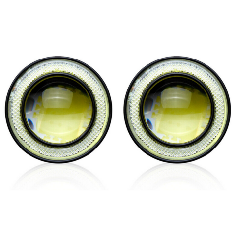 Faros Antiniebla de Coche LED — Iluminación Potente Impermeable 