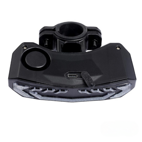 Multifunkciós kerékpár hátsó lámpa - Fordulj jelző, fék és riasztás