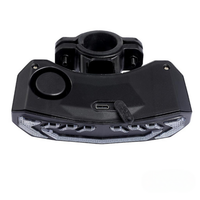 Multifunkciós kerékpár hátsó lámpa - Fordulj jelző, fék és riasztás