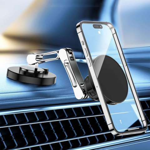 Stöd för telefon i bilen – Kraftig och justerbar montering 