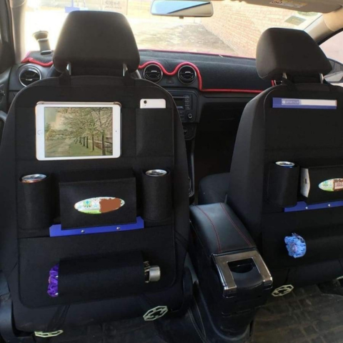 Organisateur De Siège Auto — Rangement Pratique Et Multifonction
