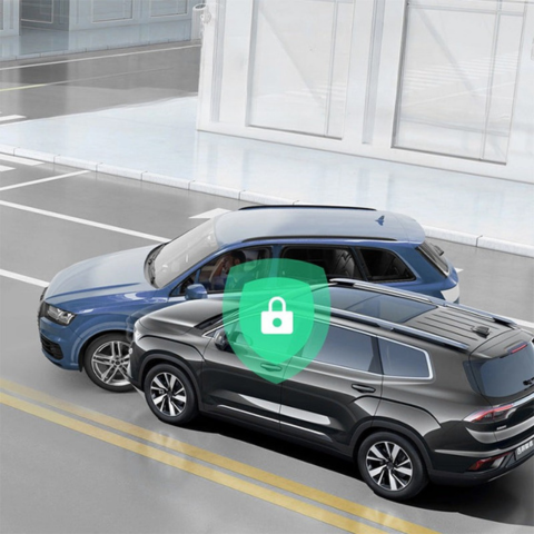 4-kanavainen Dashcam - Integroitu Wifi & GPS