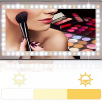 LED Sunshade Mirror For Car – Adjustable And Rechargeable Lighting 