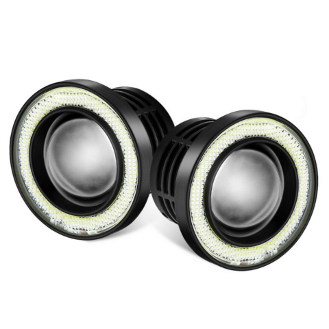 Faros Antiniebla de Coche LED — Iluminación Potente Impermeable 
