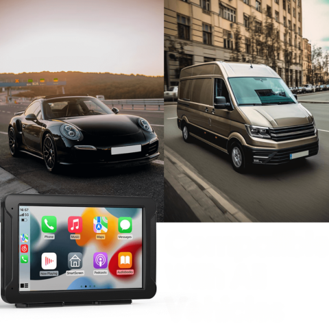 Multifunction Multimedia System For Car — GPS, Music & Reverse Camera 