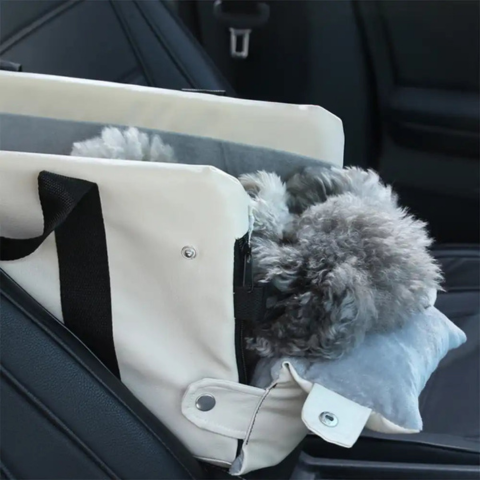 Căruț Auto Pentru Câini Mici — Siguranță Și Confort În Mașină 