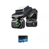מצלמת רכב Ultra HD — מצלמת אבטחה כפולה ושלישית 