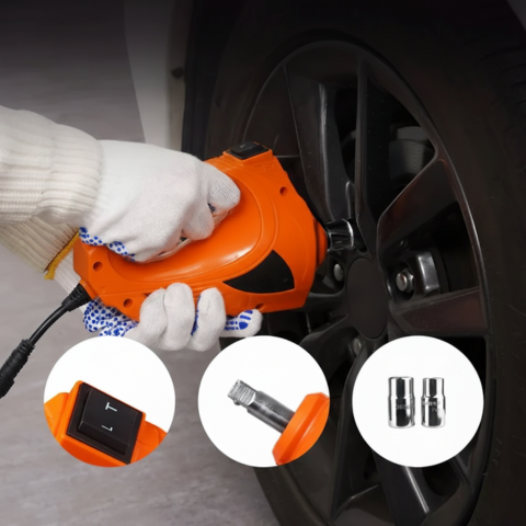 Gato de Coche Eléctrico de 3 Toneladas — Potente, Seguro y Fácil de Usar 