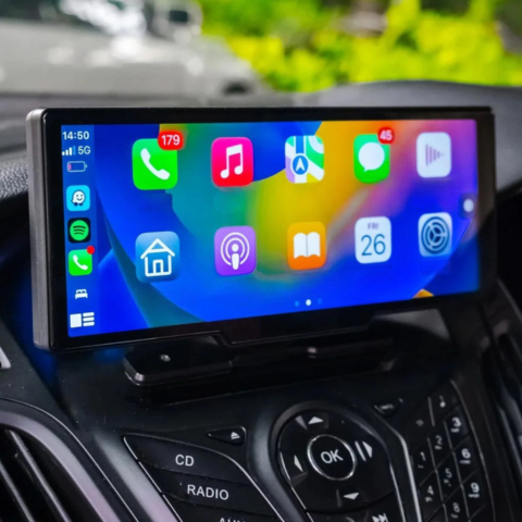 Multifunction Car Screen – Rear Camera Support and Voice Control 