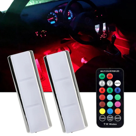Illuminazione Auto Multicolore Ricaricabile – Installazione Facile 