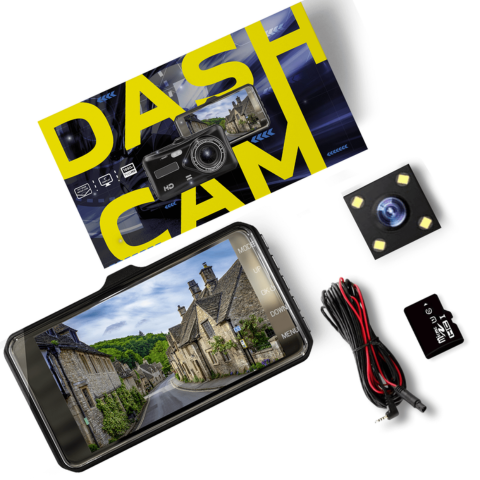 Elülső és hátsó dashcam – Folyamatos megfigyelés az Ön járművéről 