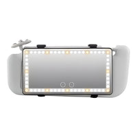 LED Sunshade Mirror For Car – Adjustable And Rechargeable Lighting 