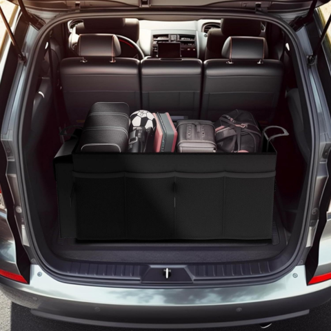 Organizador De Maletero De Coche — Almacenamiento Plegable Y Práctico 