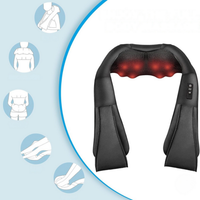 Συσκευή Θερμαινόμενου Μασάζ — Χαλάρωση Για Τον Αυχένα, Την Πλάτη & Τους Ώμους 