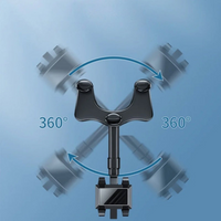 תמיכת טלפון מראה – זווית מתכווננת וחיבור יציב 