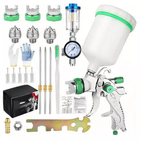 Pistolet De Peinture Professionnel – Réglable Et Multifonction