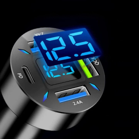 Univerzális és Multi-USB Autós Töltő 