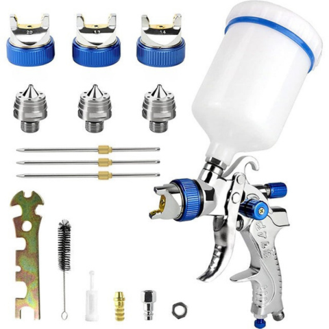 Pistolet De Peinture Professionnel – Réglable Et Multifonction